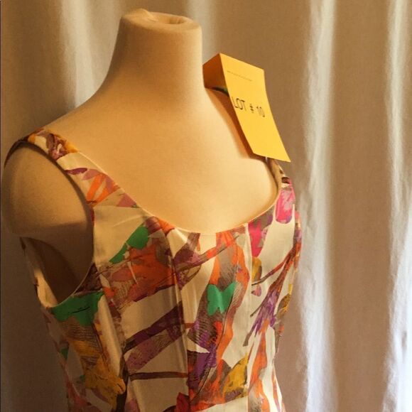 NINE WEST sleeveless cotton dress in size 10 - Picture 4 of 8